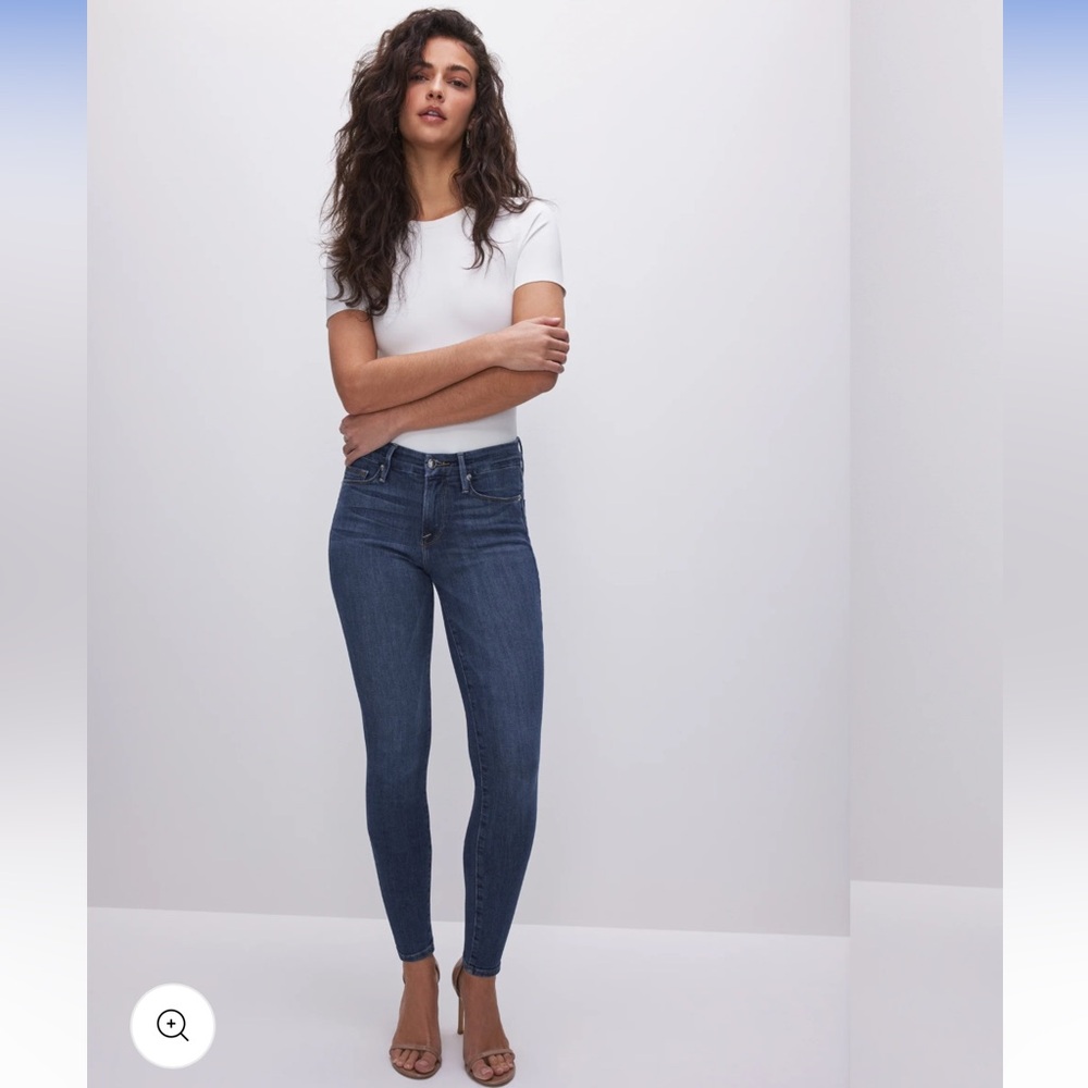 Good American Good Legs Mid Rise Skinny Jeans